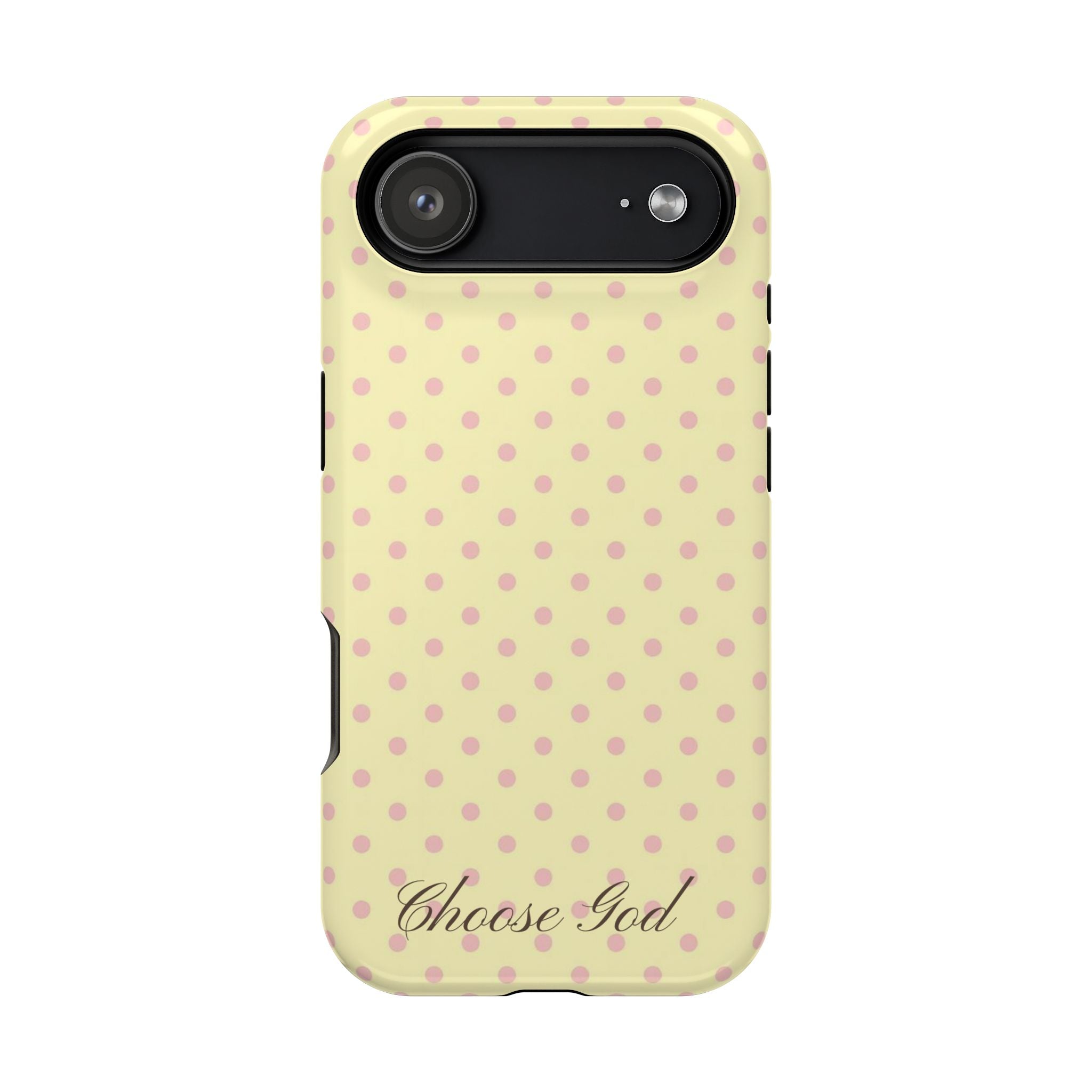 Choose God Polka Dot Magnetic Phone Case — Impact-Resistant iPhone Cover
