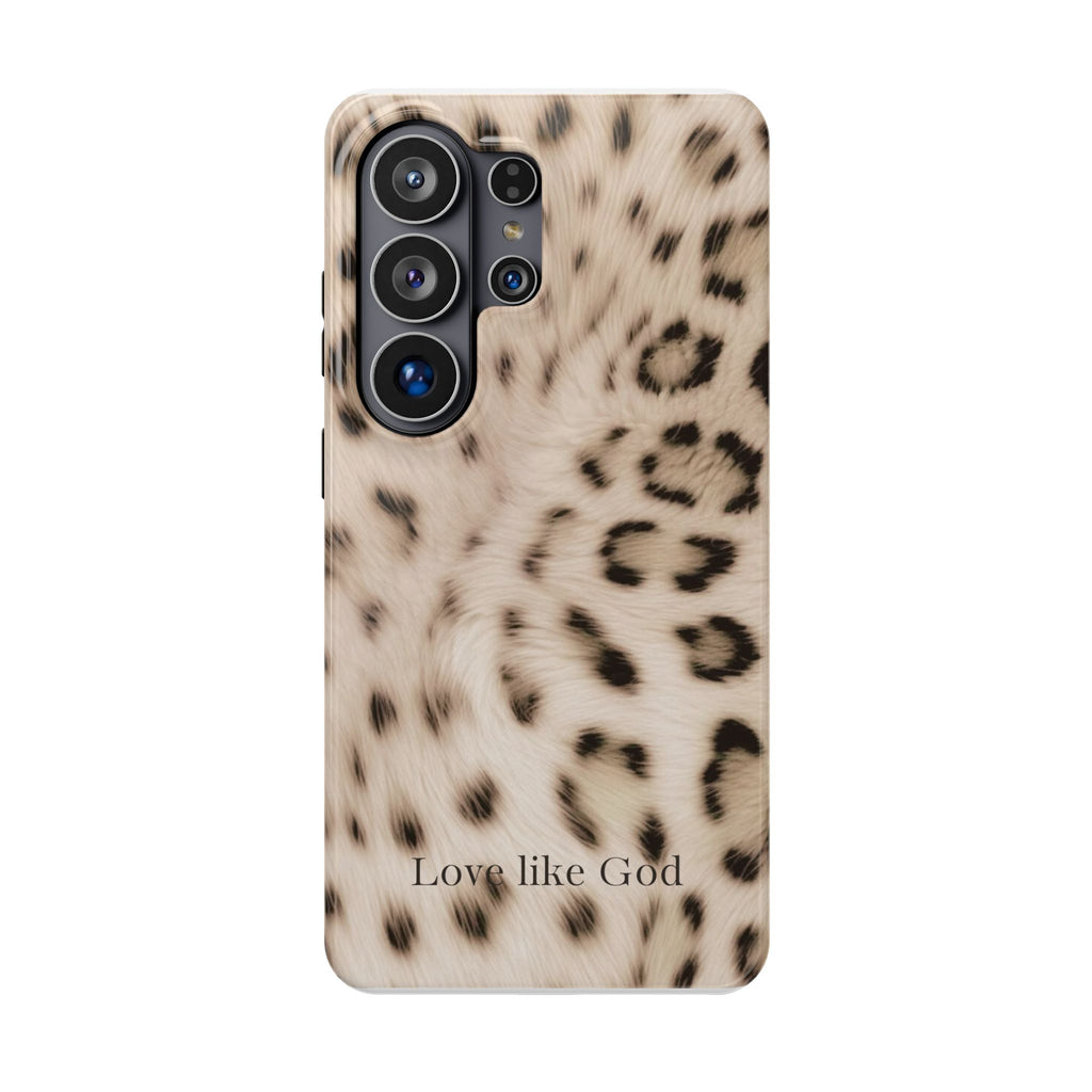Leopard 'Love Like God' Magnetic Impact Phone Case