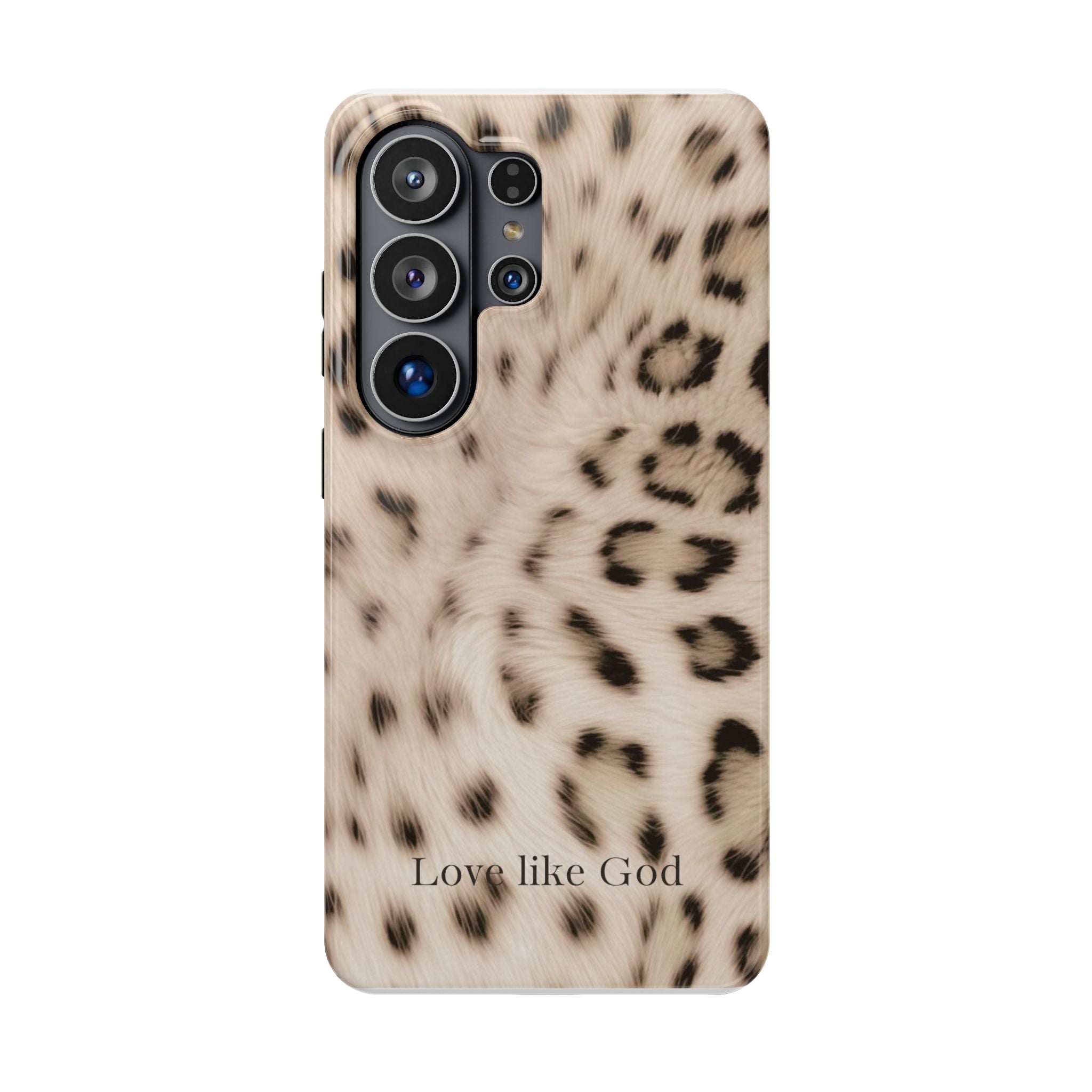 Leopard 'Love Like God' Magnetic Impact Phone Case