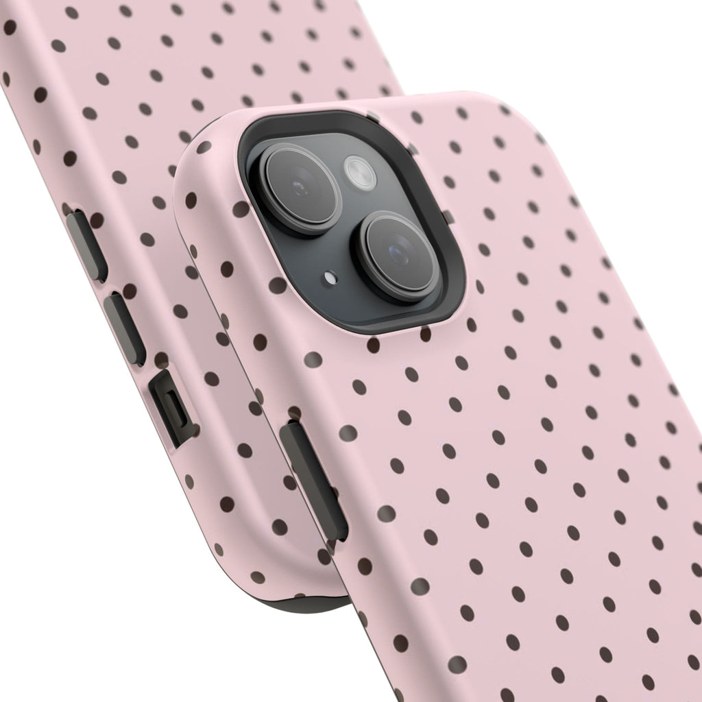 GLORY TO GOD Polka Dot Magnetic Phone Case — Impact-Resistant Protective Cover