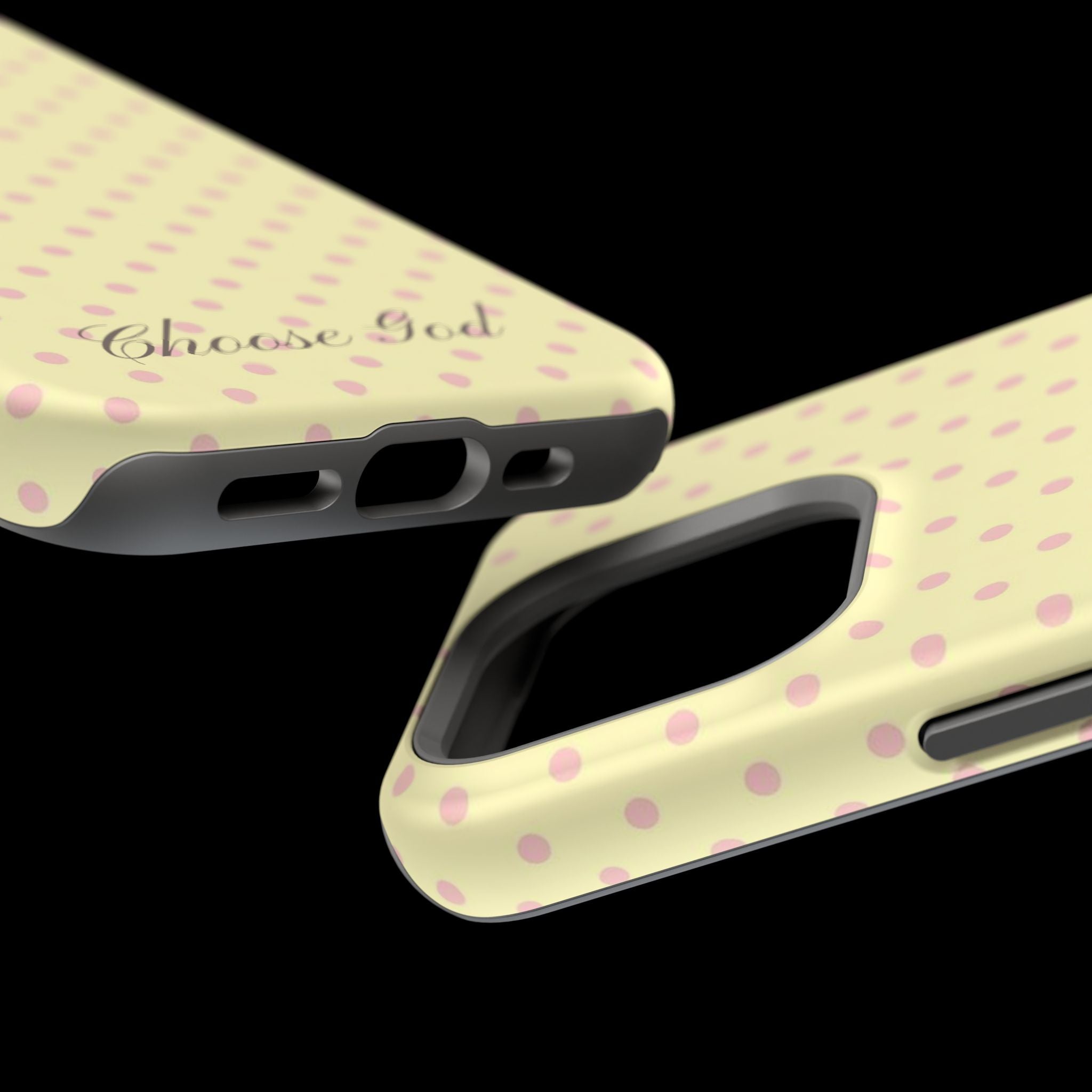 Choose God Polka Dot Magnetic Phone Case — Impact-Resistant iPhone Cover