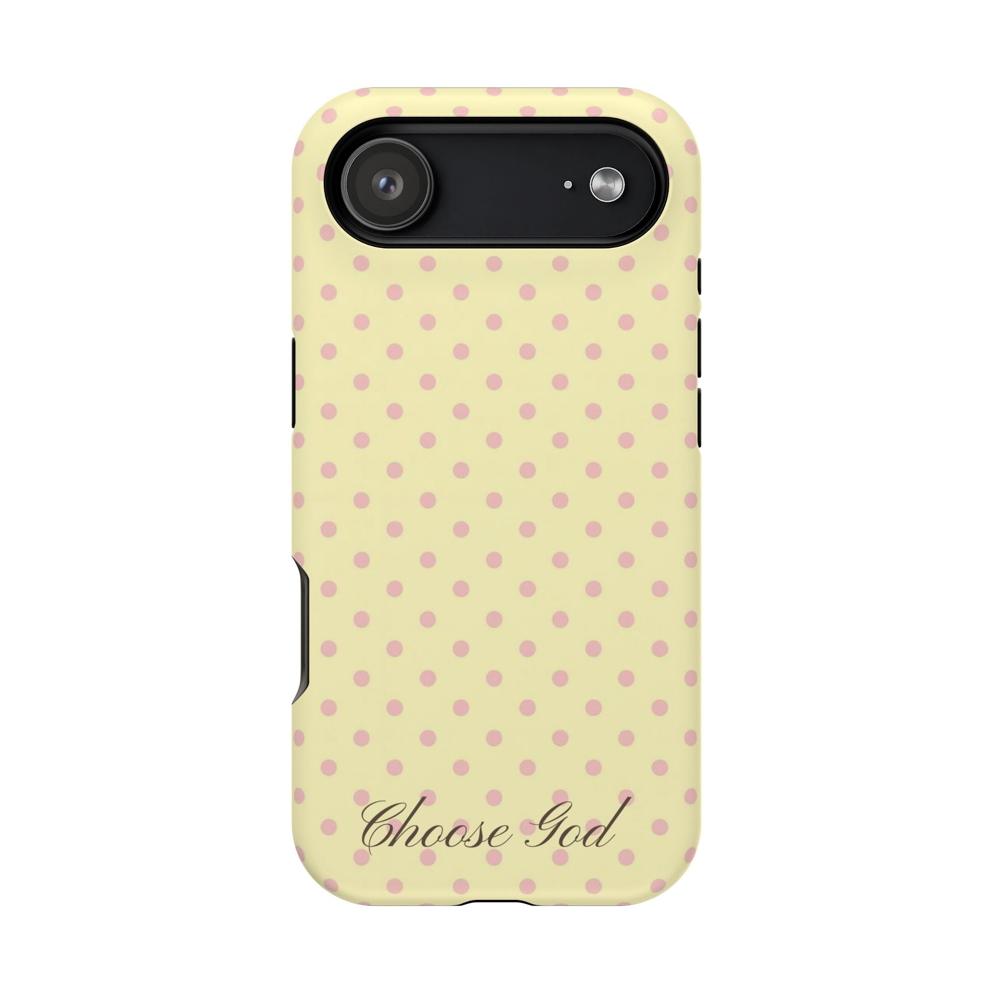 Choose God Polka Dot Magnetic Phone Case — Impact-Resistant iPhone Cover