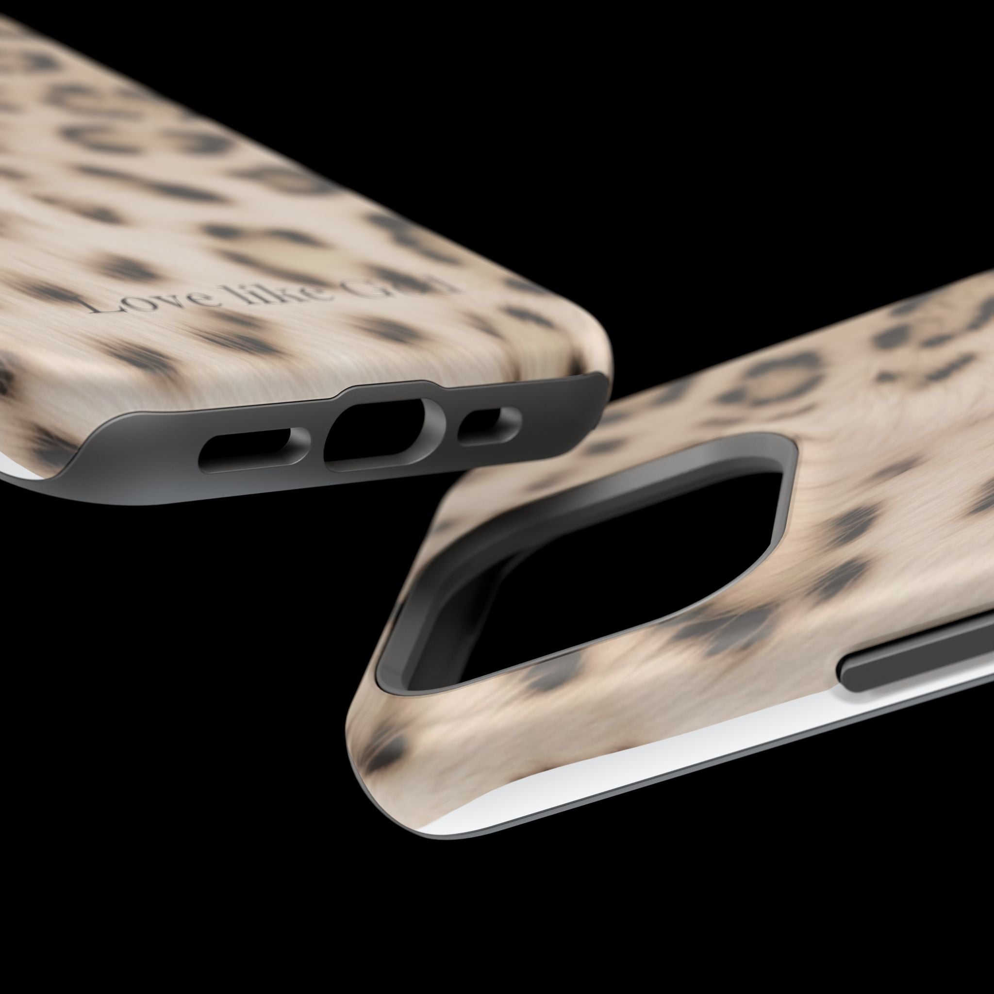 Leopard 'Love Like God' Magnetic Impact Phone Case