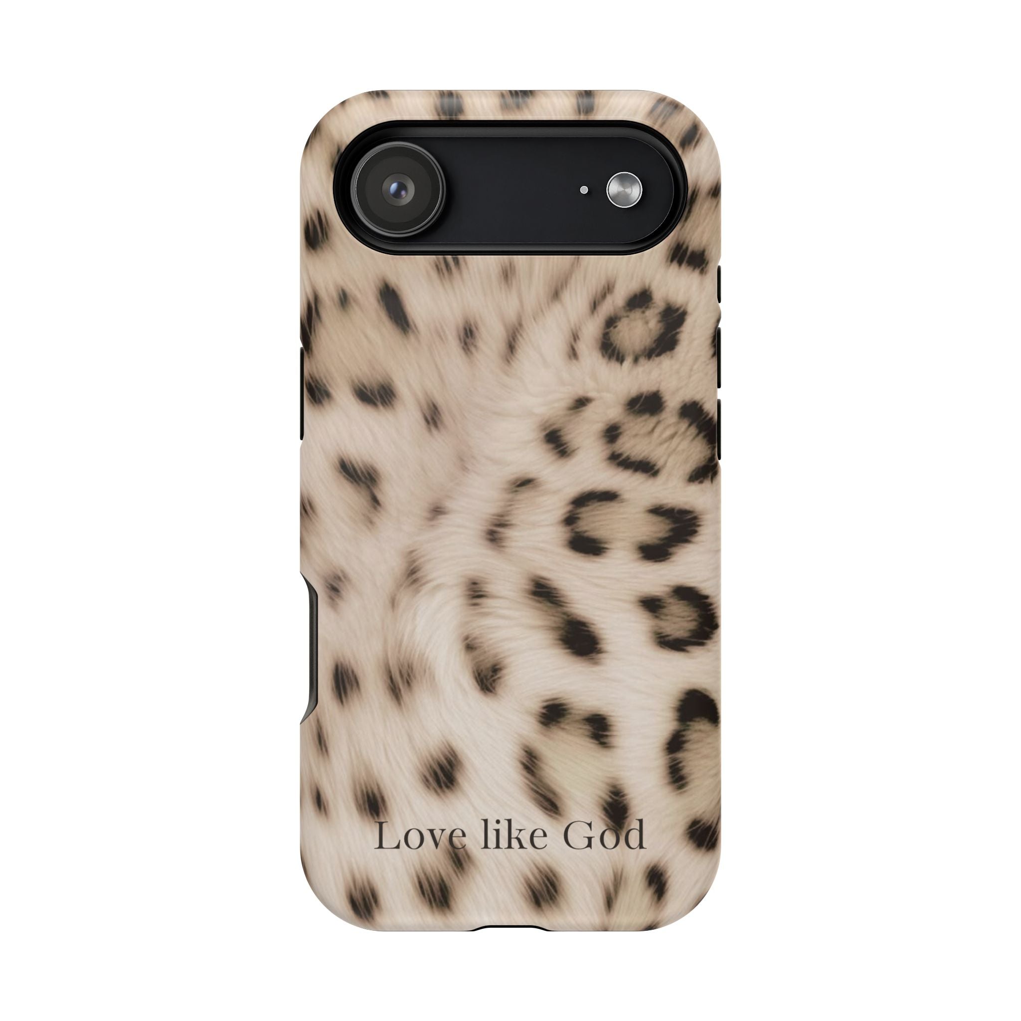 Leopard 'Love Like God' Magnetic Impact Phone Case