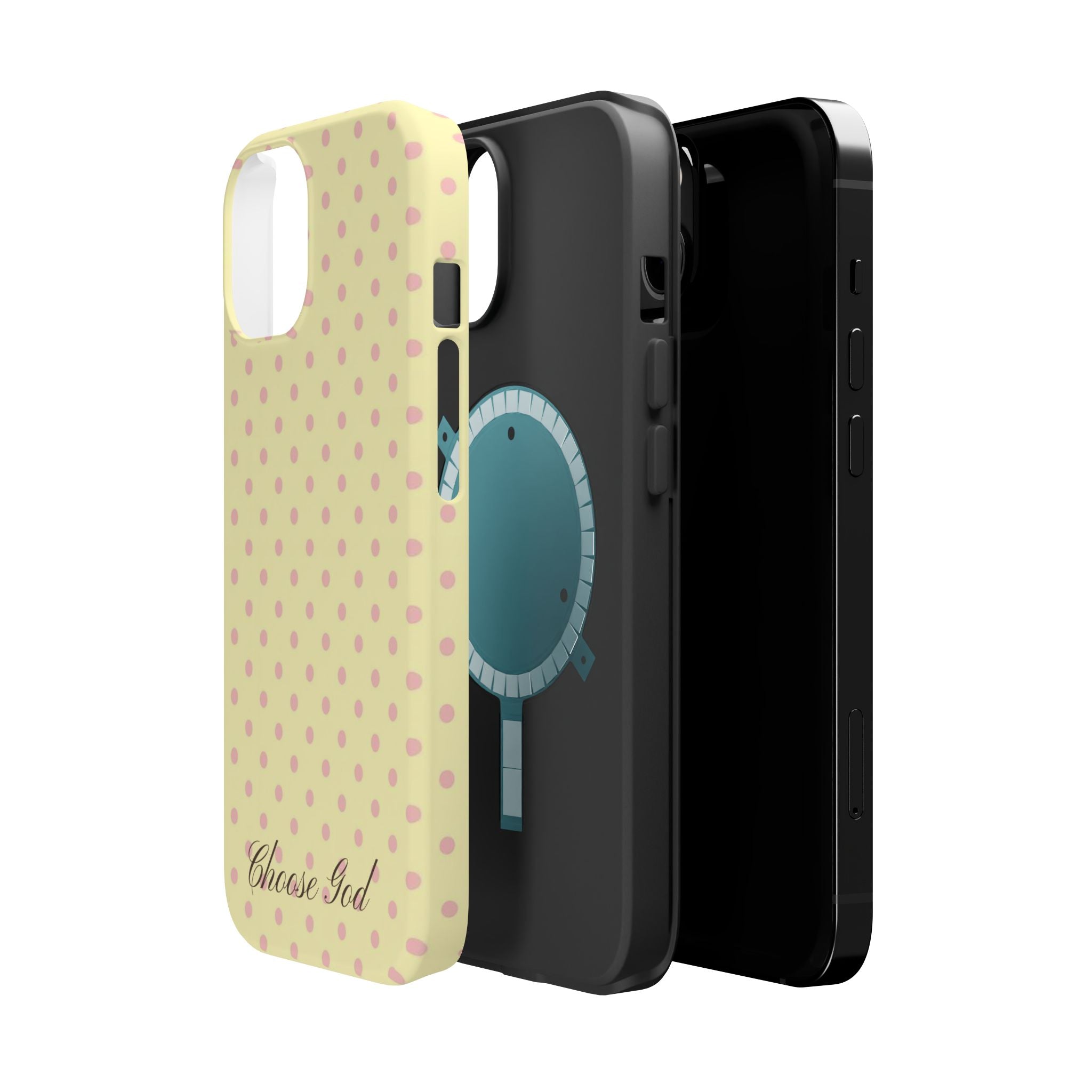 Choose God Polka Dot Magnetic Phone Case — Impact-Resistant iPhone Cover