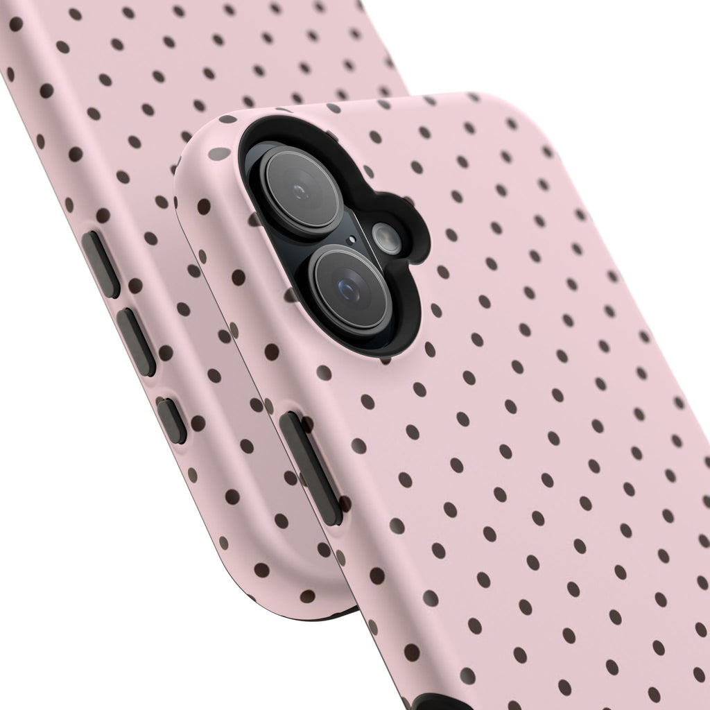 GLORY TO GOD Polka Dot Magnetic Phone Case — Impact-Resistant Protective Cover