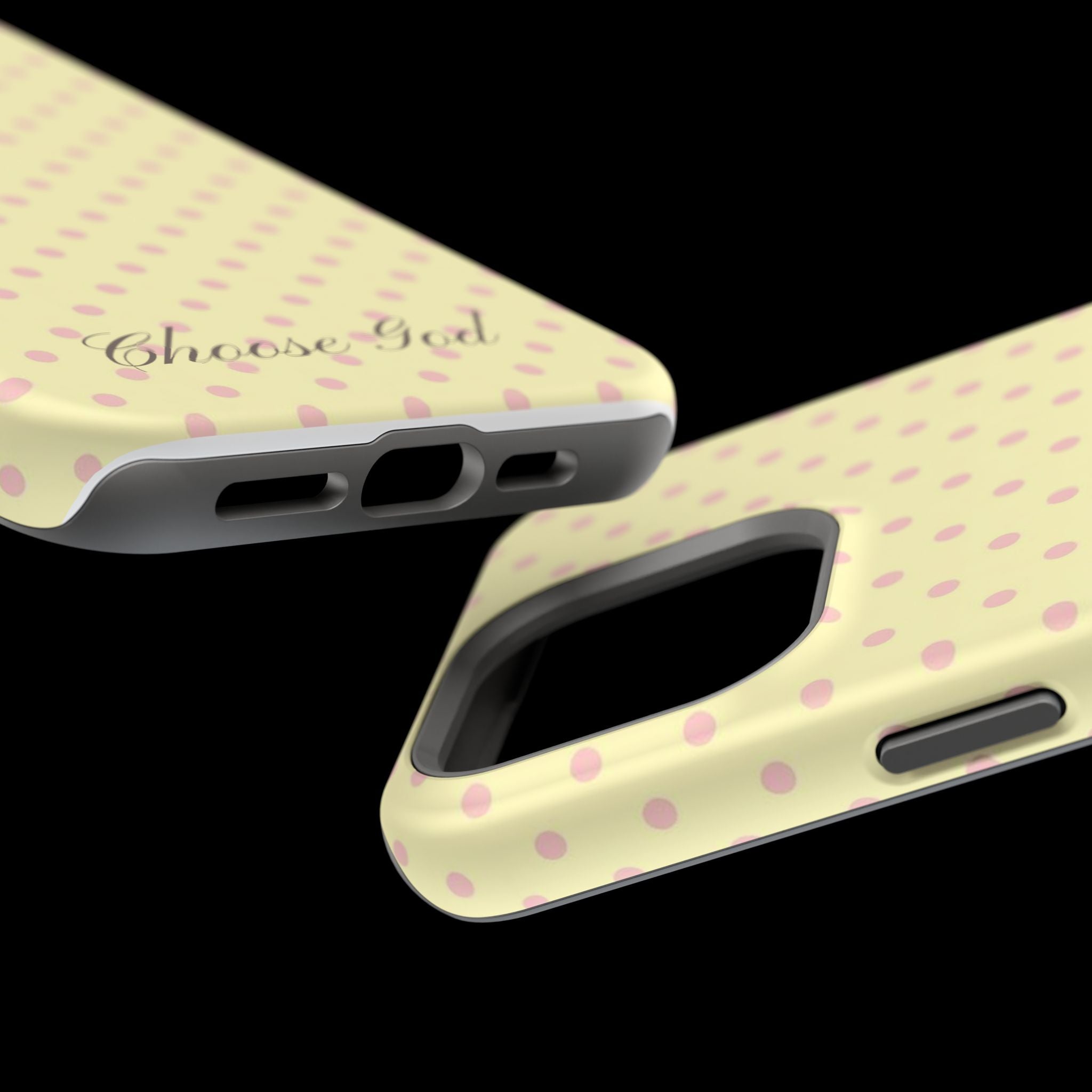Choose God Polka Dot Magnetic Phone Case — Impact-Resistant iPhone Cover