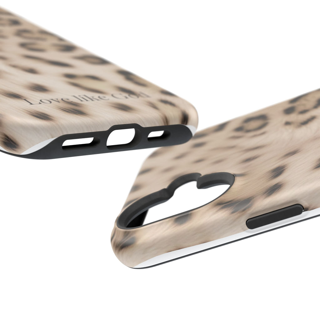 Leopard 'Love Like God' Magnetic Impact Phone Case