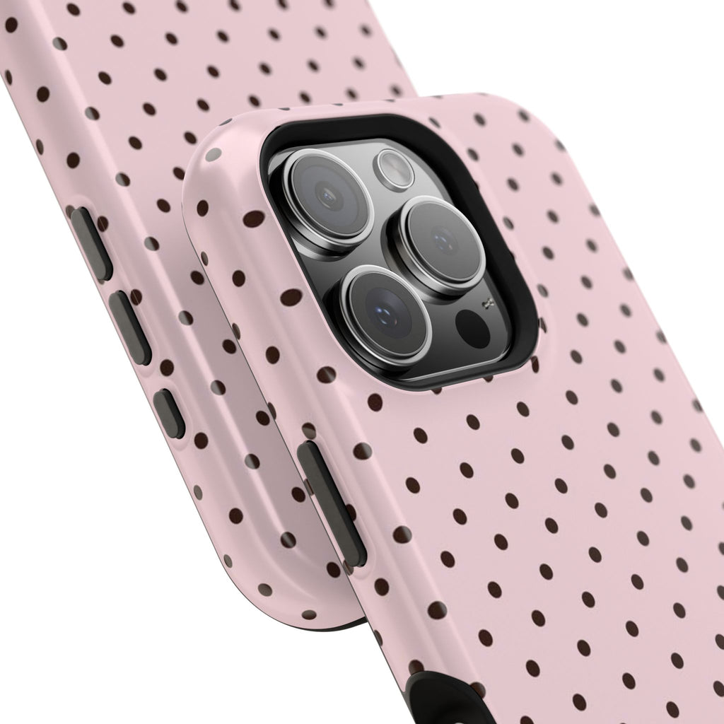 GLORY TO GOD Polka Dot Magnetic Phone Case — Impact-Resistant Protective Cover