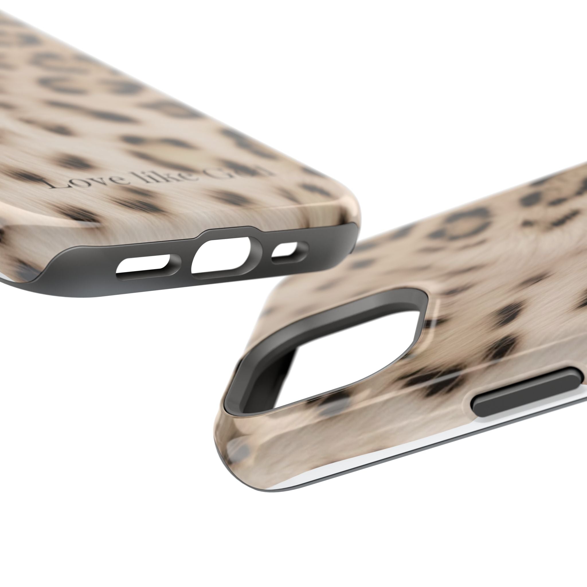 Leopard 'Love Like God' Magnetic Impact Phone Case