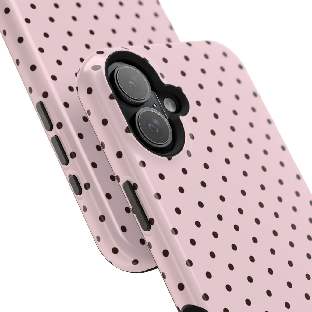 GLORY TO GOD Polka Dot Magnetic Phone Case — Impact-Resistant Protective Cover