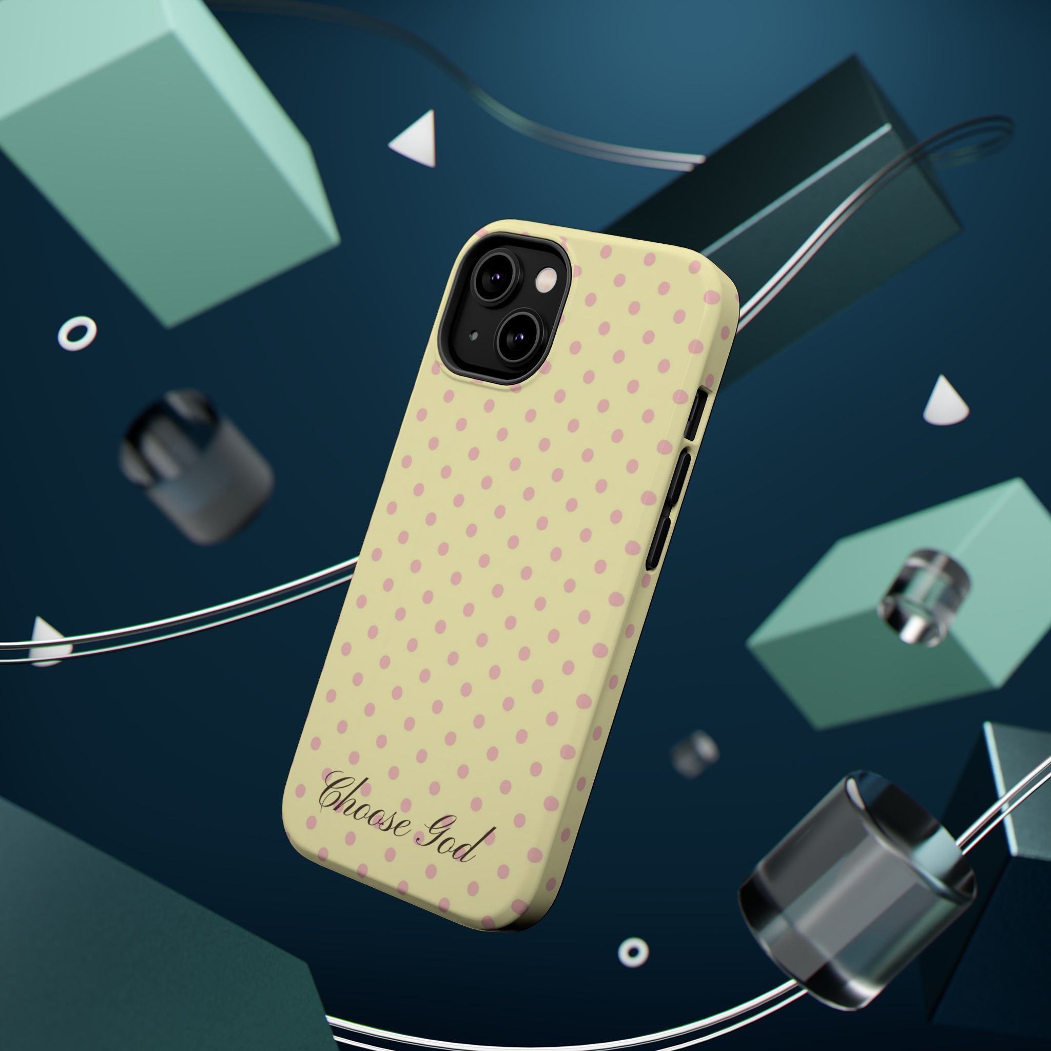 Choose God Polka Dot Magnetic Phone Case — Impact-Resistant iPhone Cover