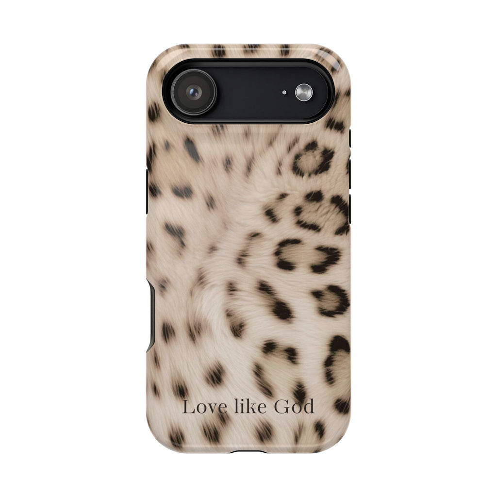 Leopard 'Love Like God' Magnetic Impact Phone Case
