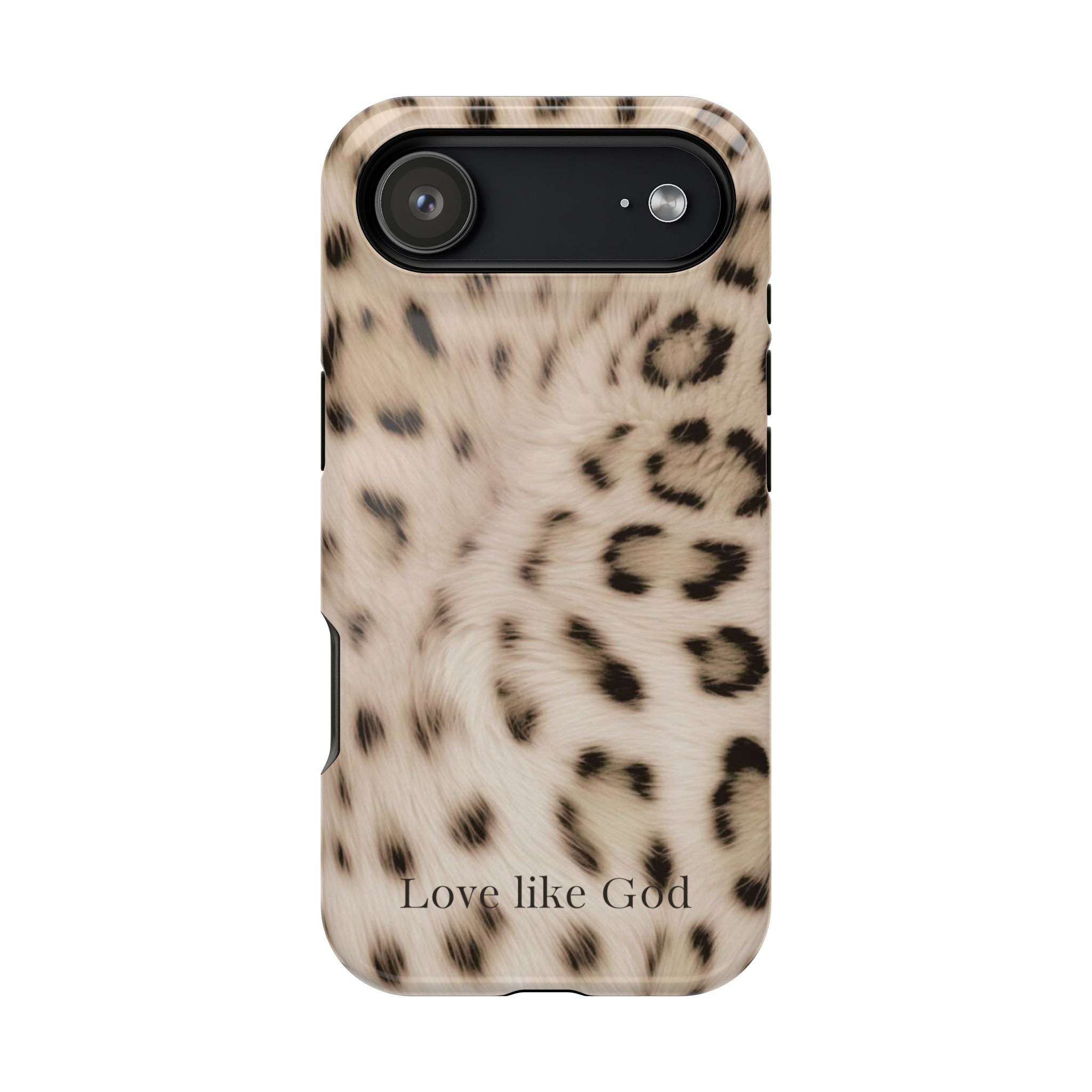 Leopard 'Love Like God' Magnetic Impact Phone Case