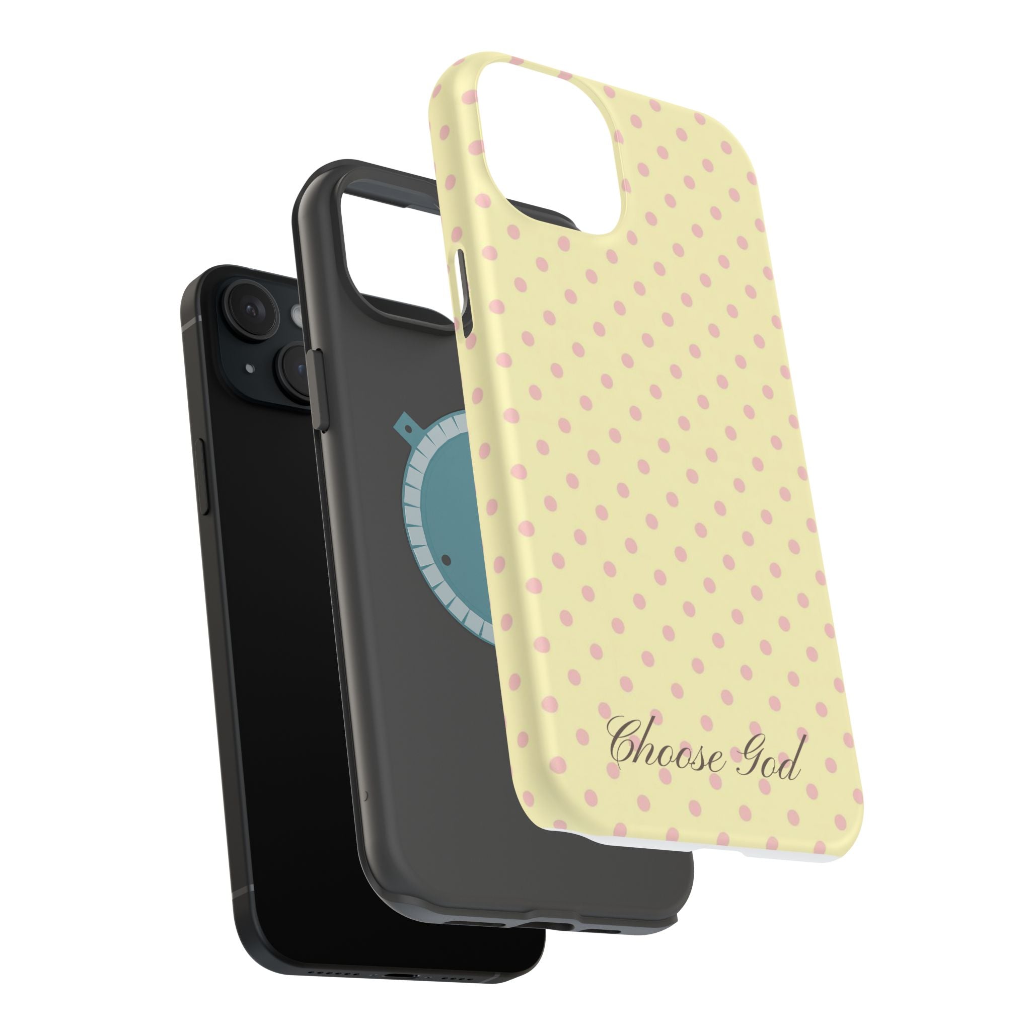 Choose God Polka Dot Magnetic Phone Case — Impact-Resistant iPhone Cover