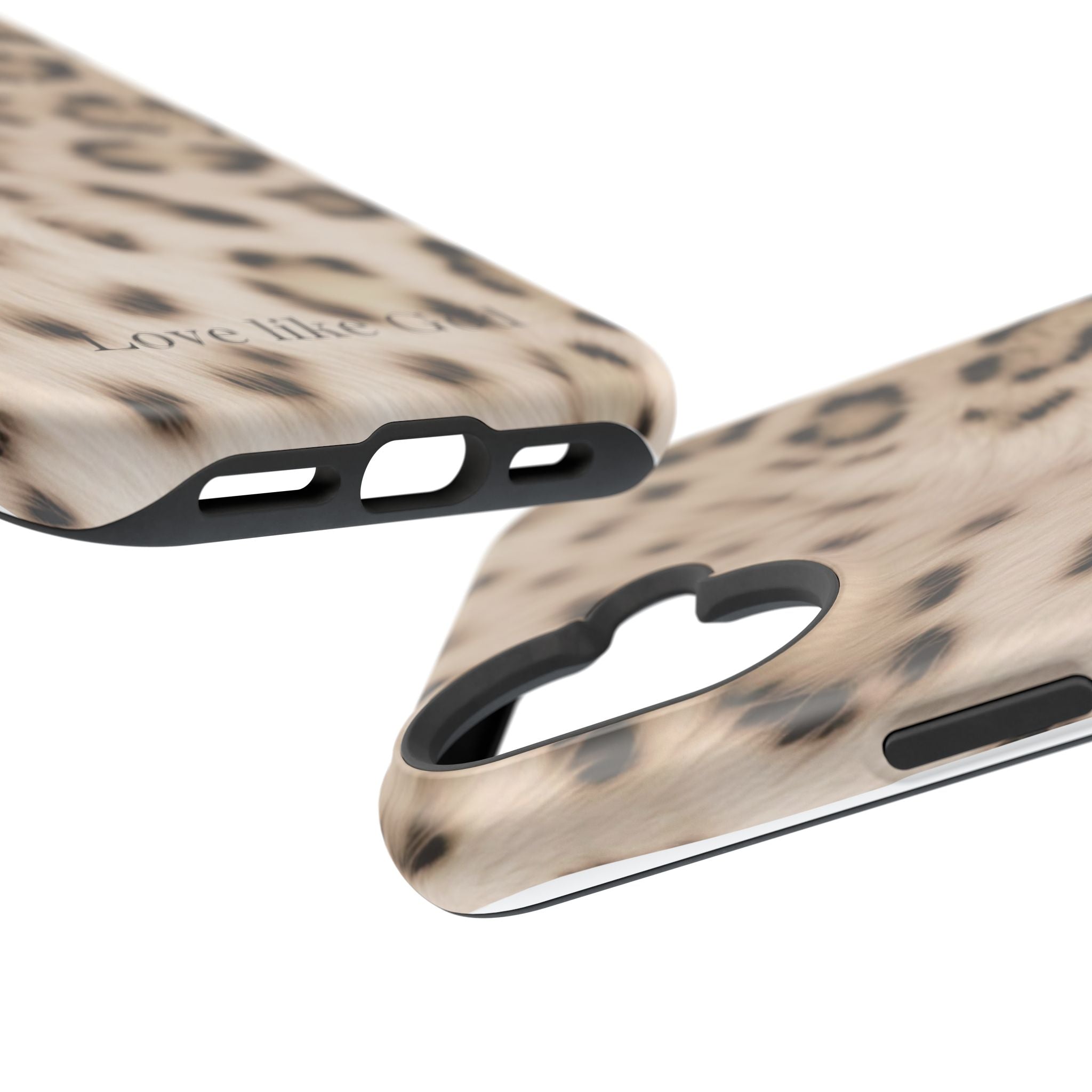 Leopard 'Love Like God' Magnetic Impact Phone Case