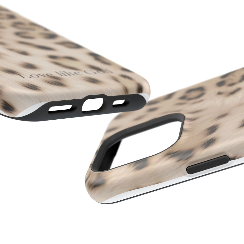 Leopard 'Love Like God' Magnetic Impact Phone Case