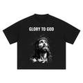 GLORY TO GOD Boxy Oversized T-Shirt