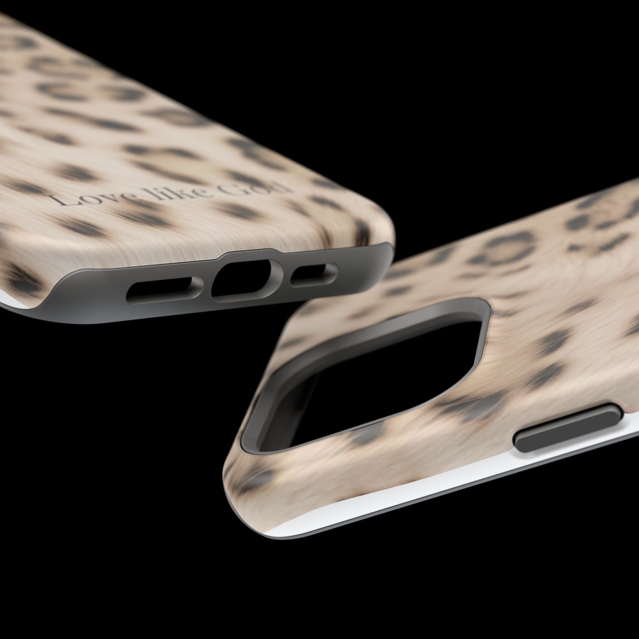 Leopard 'Love Like God' Magnetic Impact Phone Case
