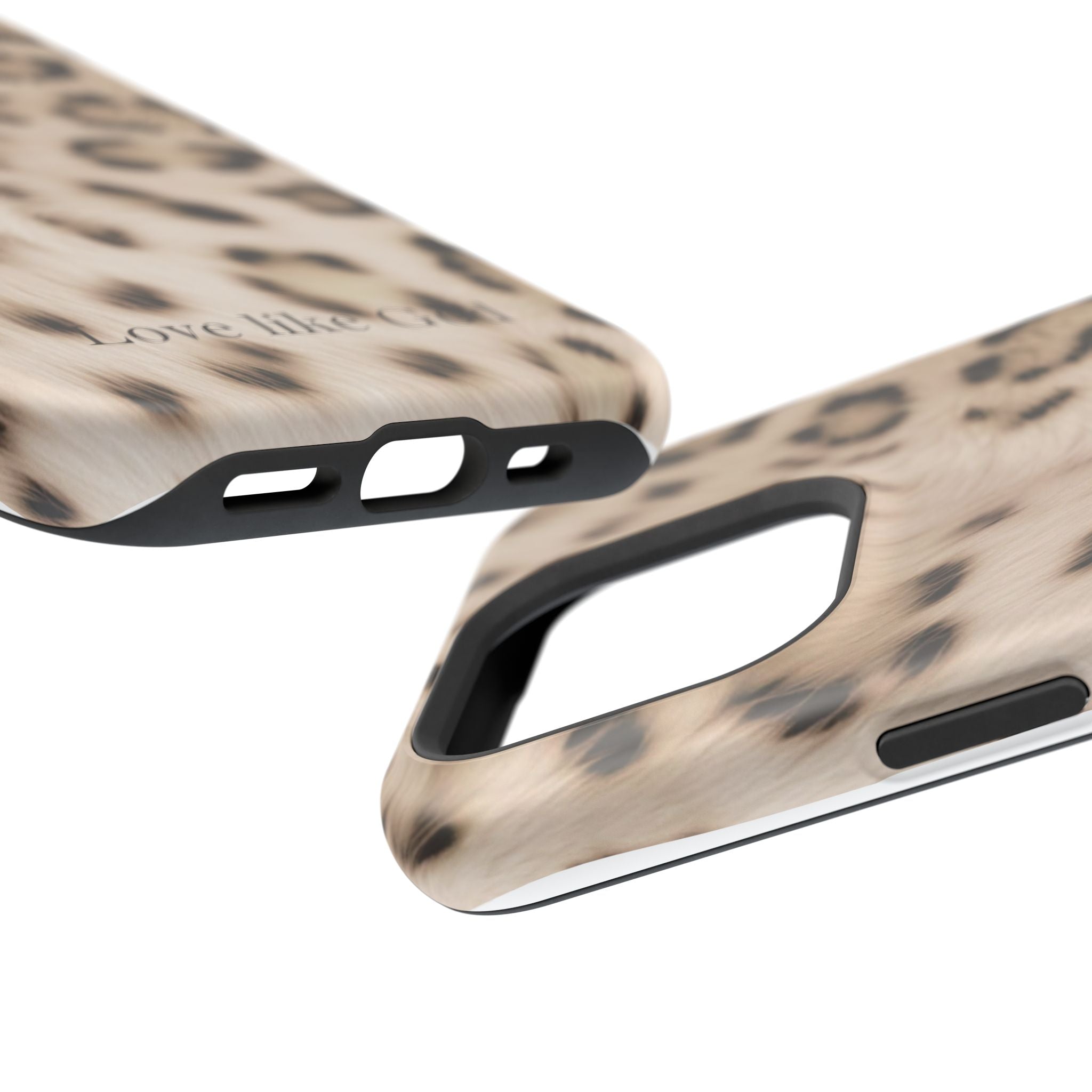 Leopard 'Love Like God' Magnetic Impact Phone Case