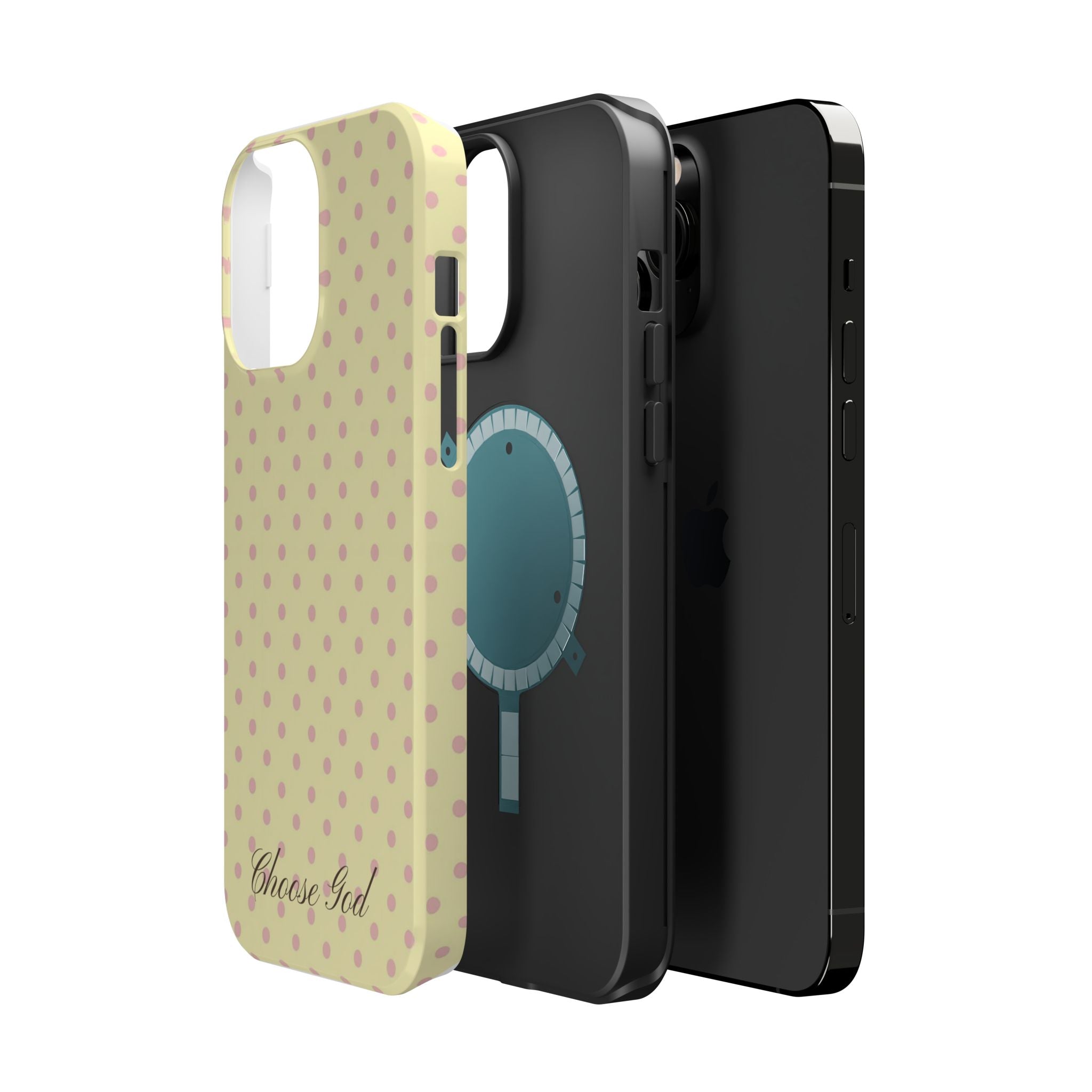 Choose God Polka Dot Magnetic Phone Case — Impact-Resistant iPhone Cover