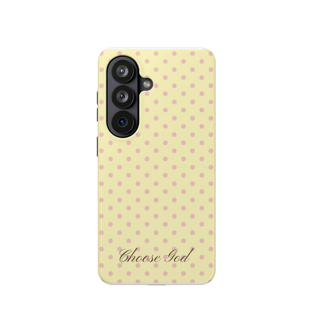 Choose God Polka Dot Magnetic Phone Case — Impact-Resistant iPhone Cover