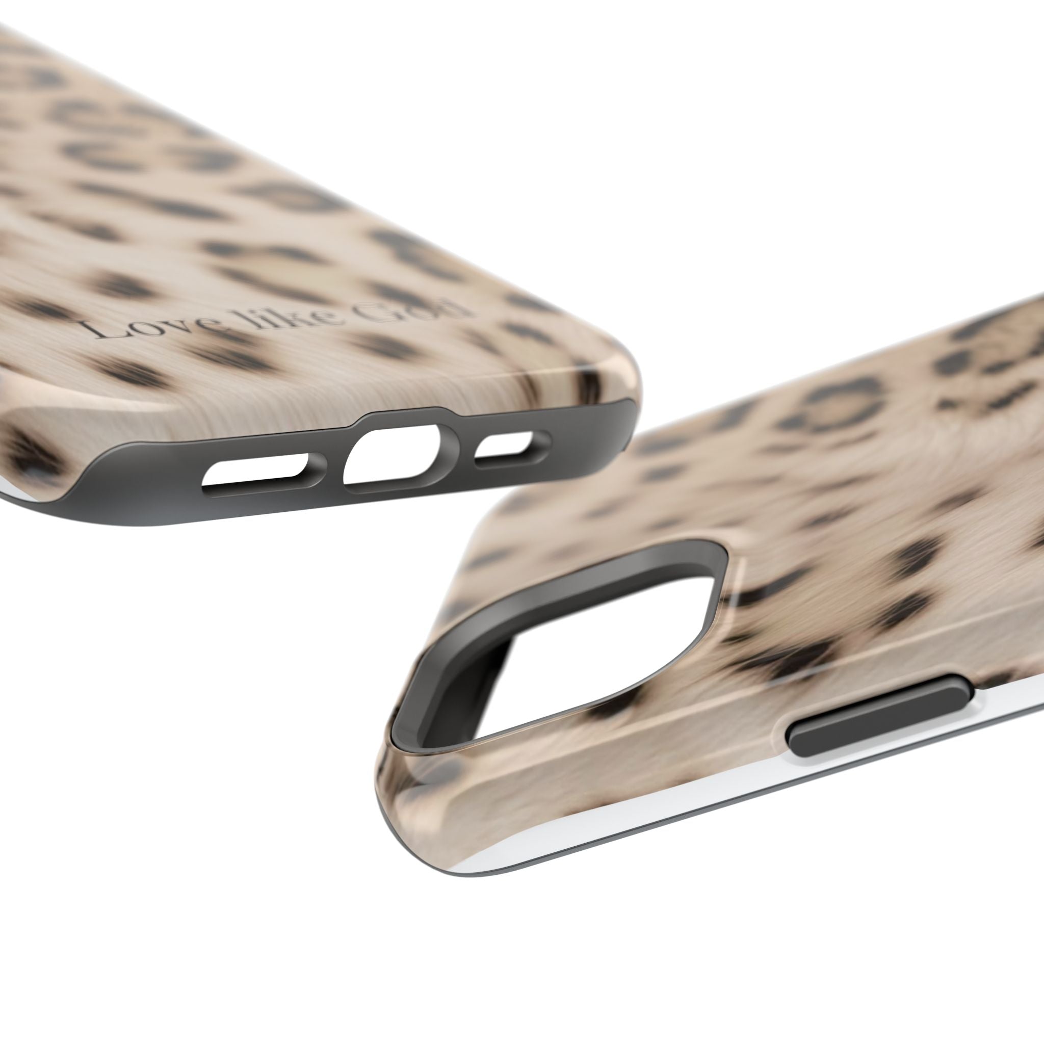 Leopard 'Love Like God' Magnetic Impact Phone Case