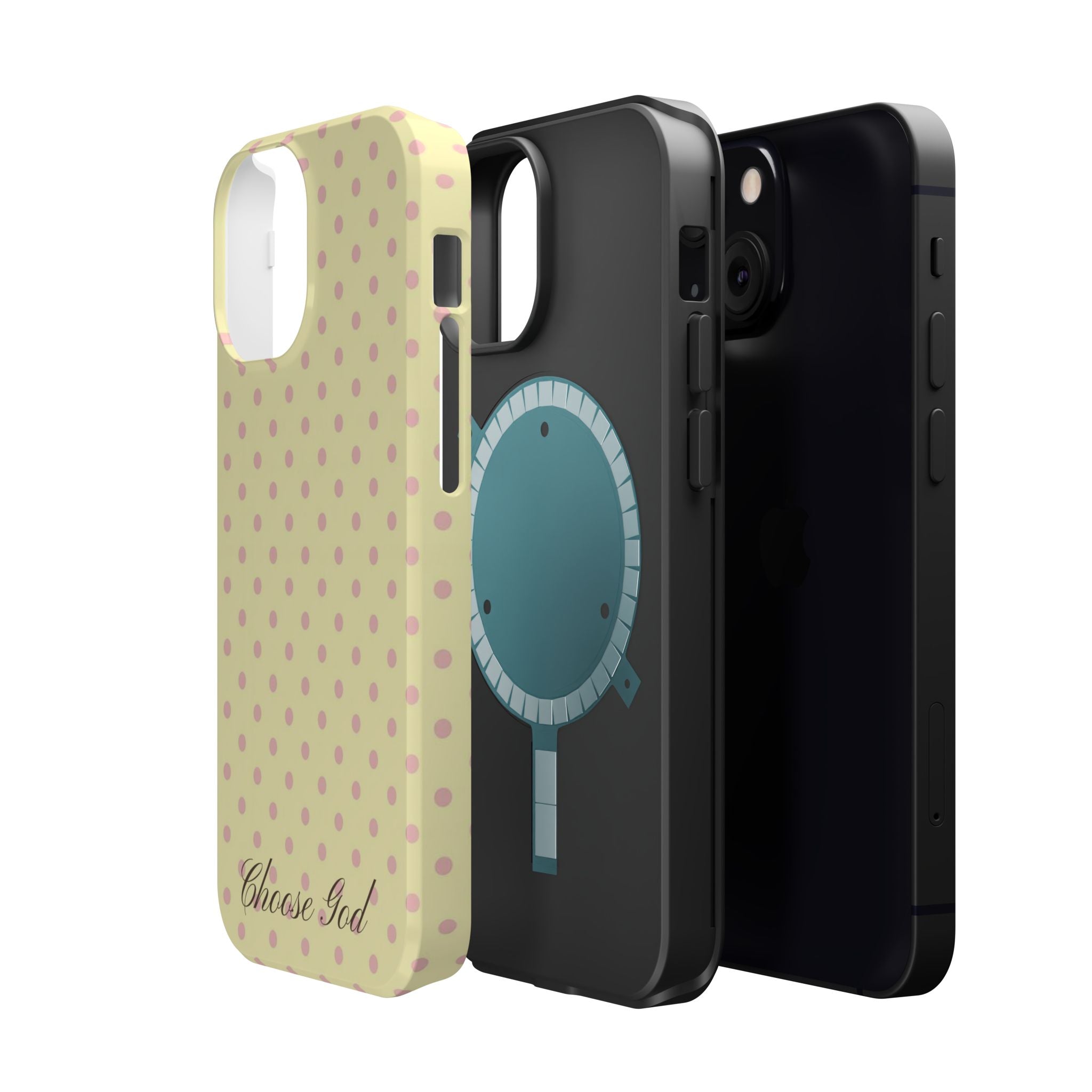 Choose God Polka Dot Magnetic Phone Case — Impact-Resistant iPhone Cover