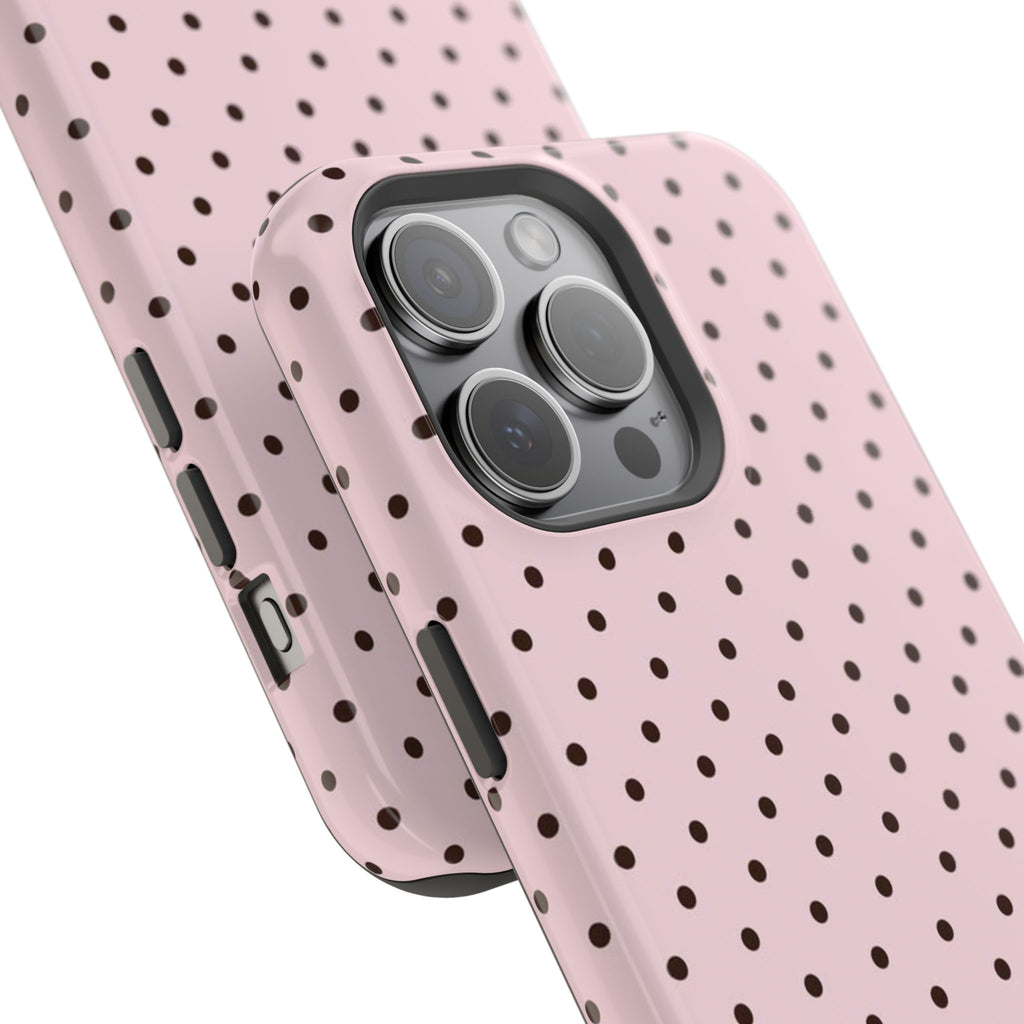 GLORY TO GOD Polka Dot Magnetic Phone Case — Impact-Resistant Protective Cover