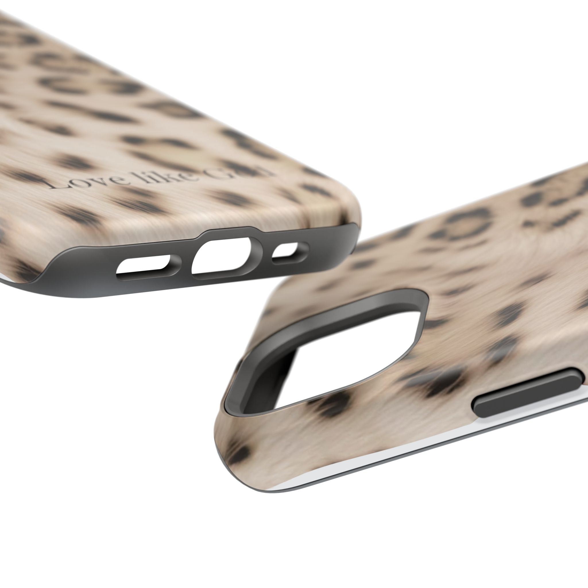 Leopard 'Love Like God' Magnetic Impact Phone Case