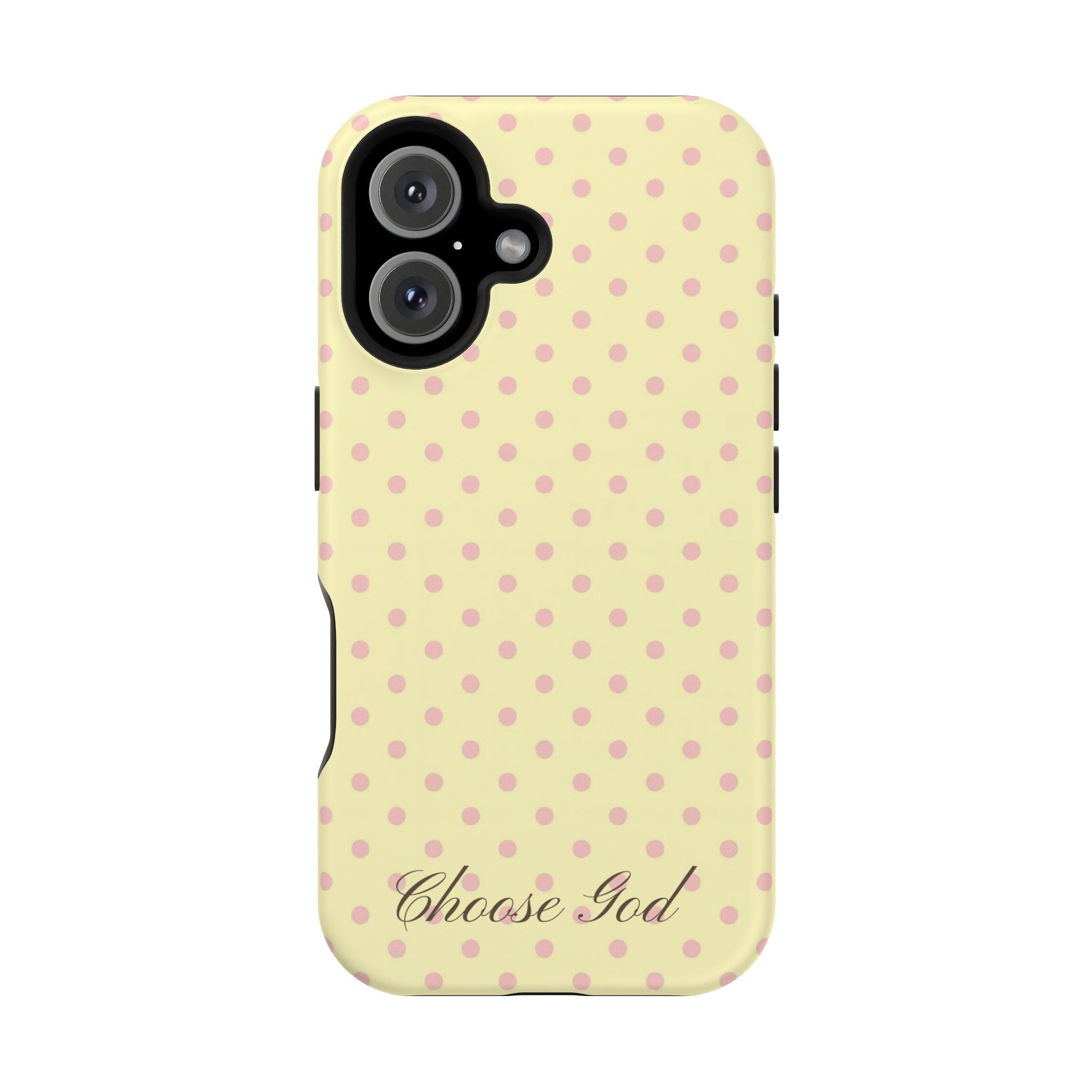 Choose God Polka Dot Magnetic Phone Case — Impact-Resistant iPhone Cover