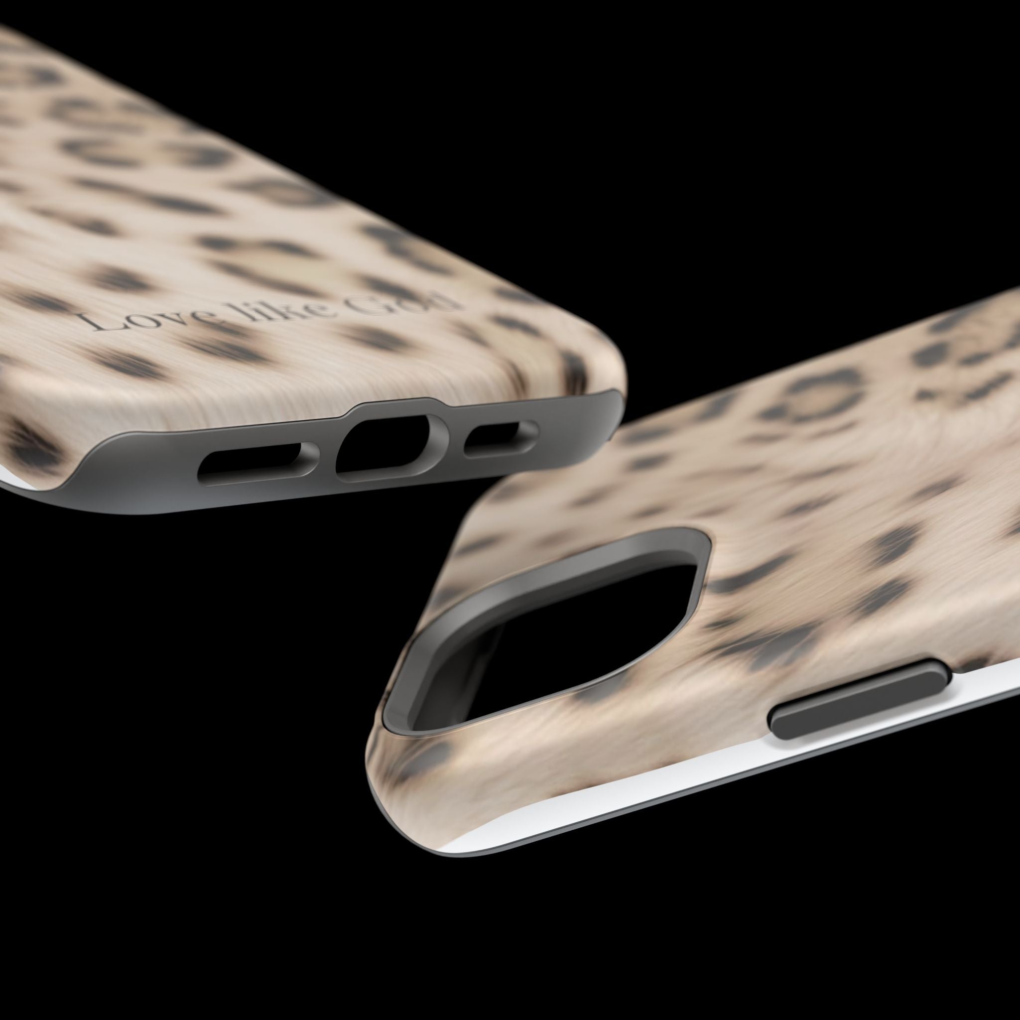 Leopard 'Love Like God' Magnetic Impact Phone Case