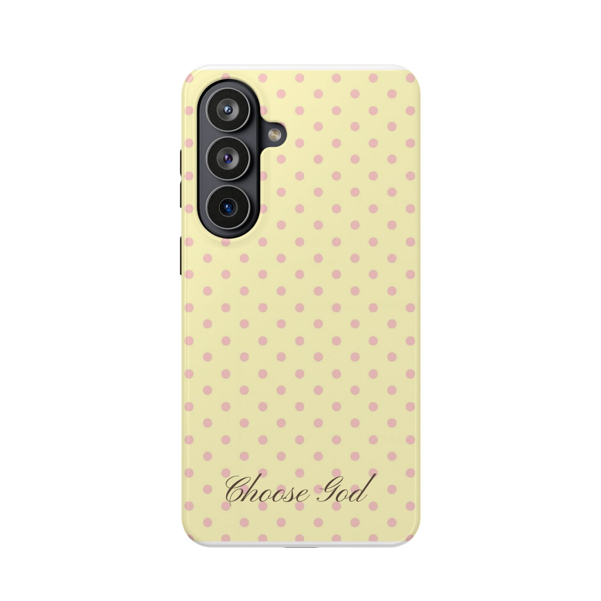 Choose God Polka Dot Magnetic Phone Case — Impact-Resistant iPhone Cover