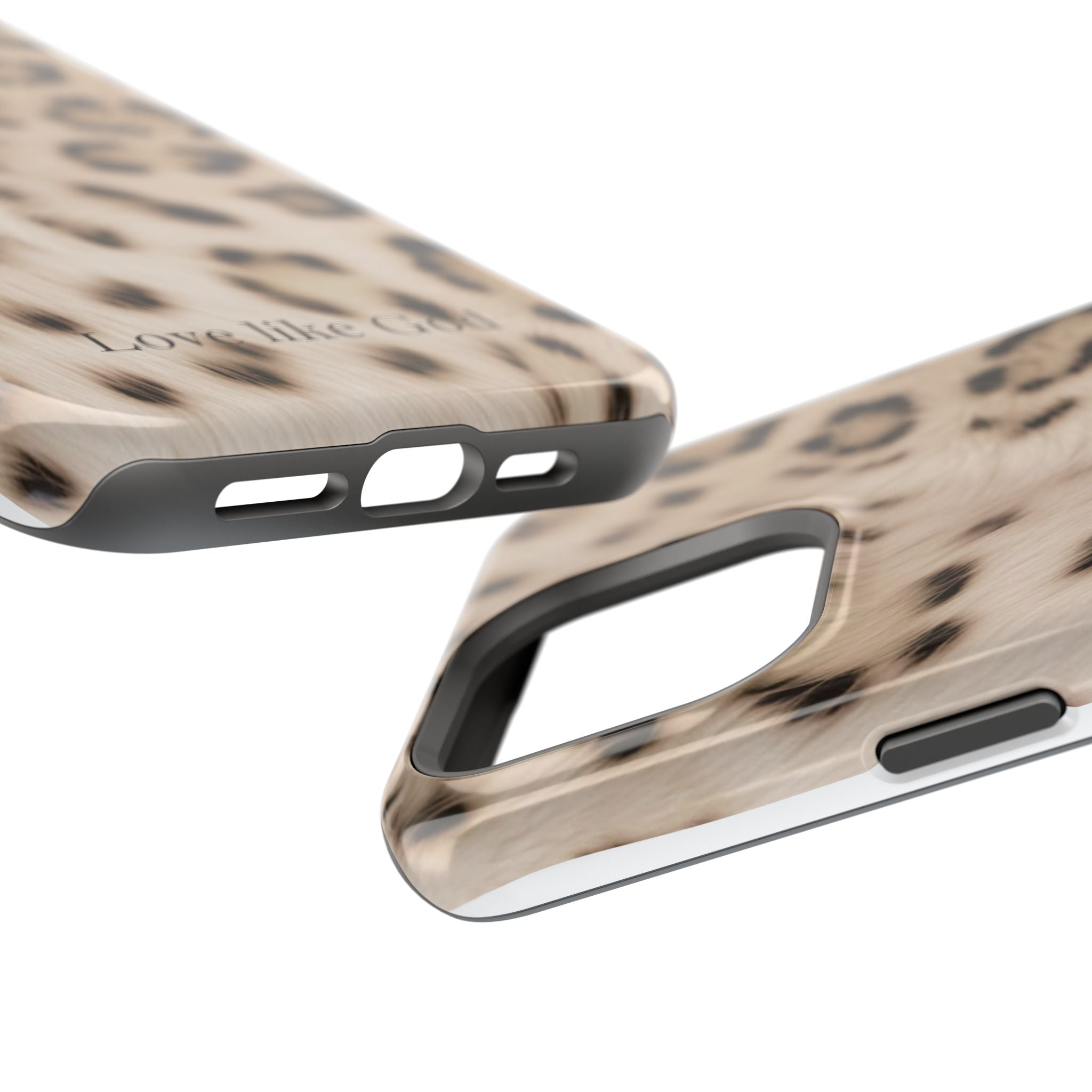 Leopard 'Love Like God' Magnetic Impact Phone Case