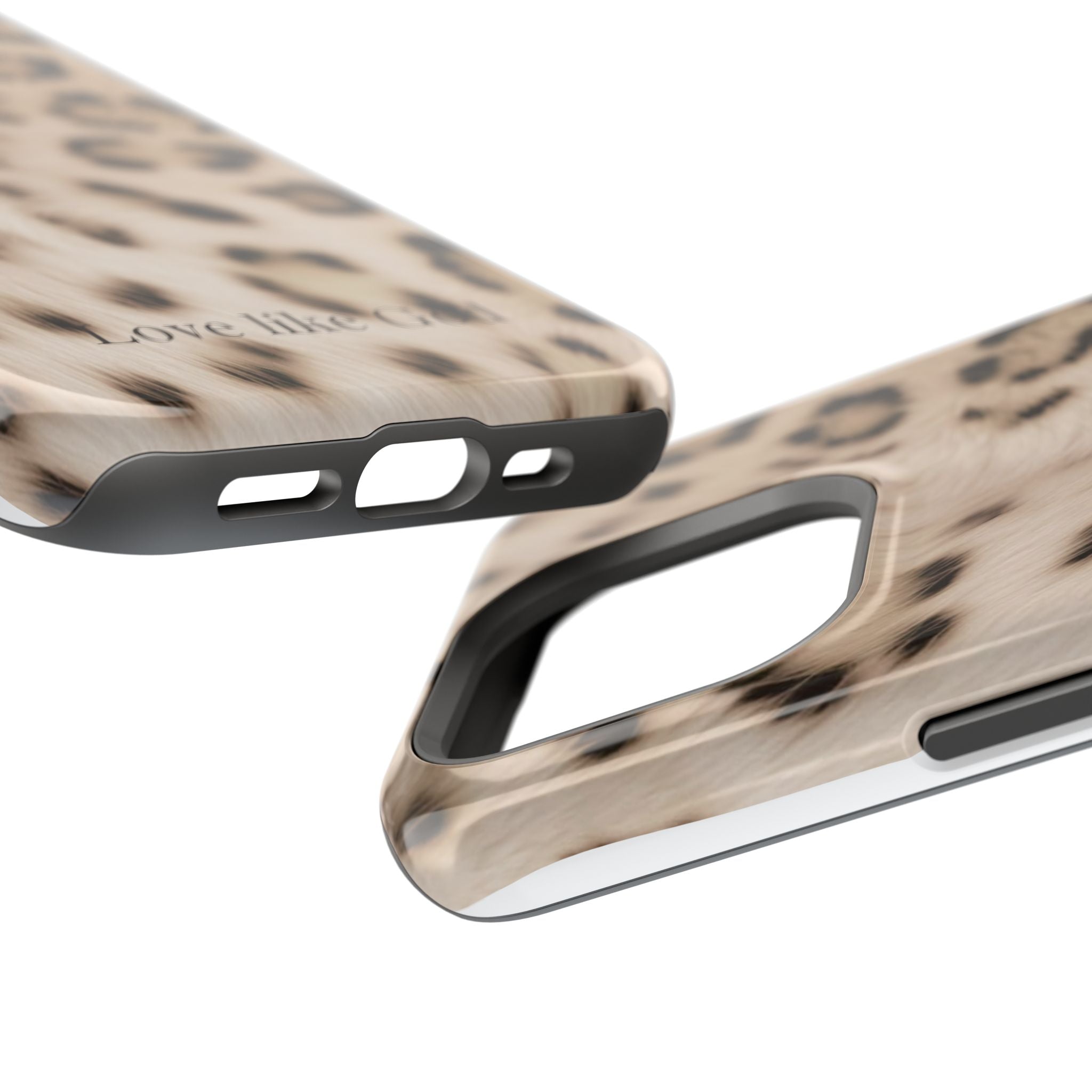 Leopard 'Love Like God' Magnetic Impact Phone Case