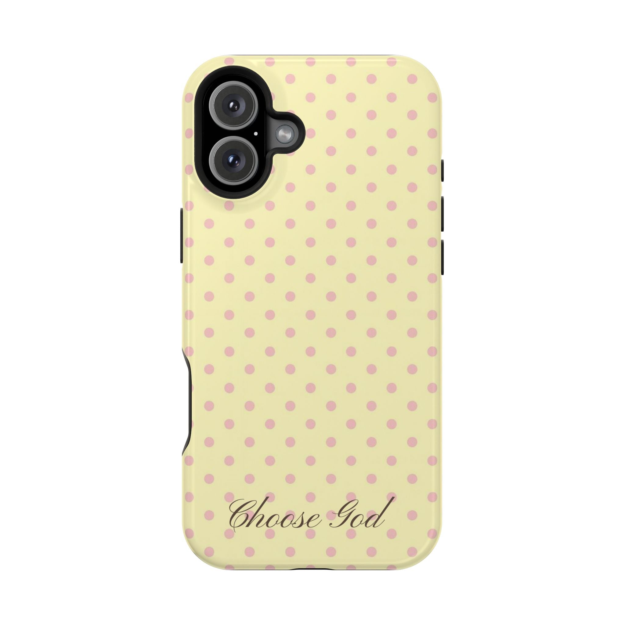Choose God Polka Dot Magnetic Phone Case — Impact-Resistant iPhone Cover