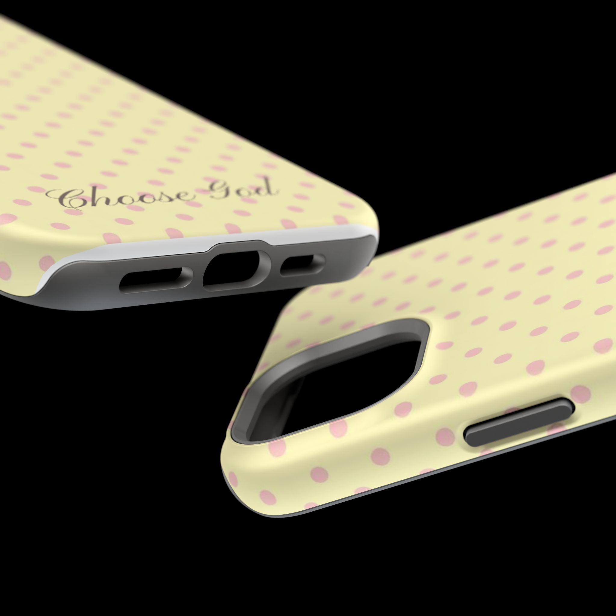 Choose God Polka Dot Magnetic Phone Case — Impact-Resistant iPhone Cover