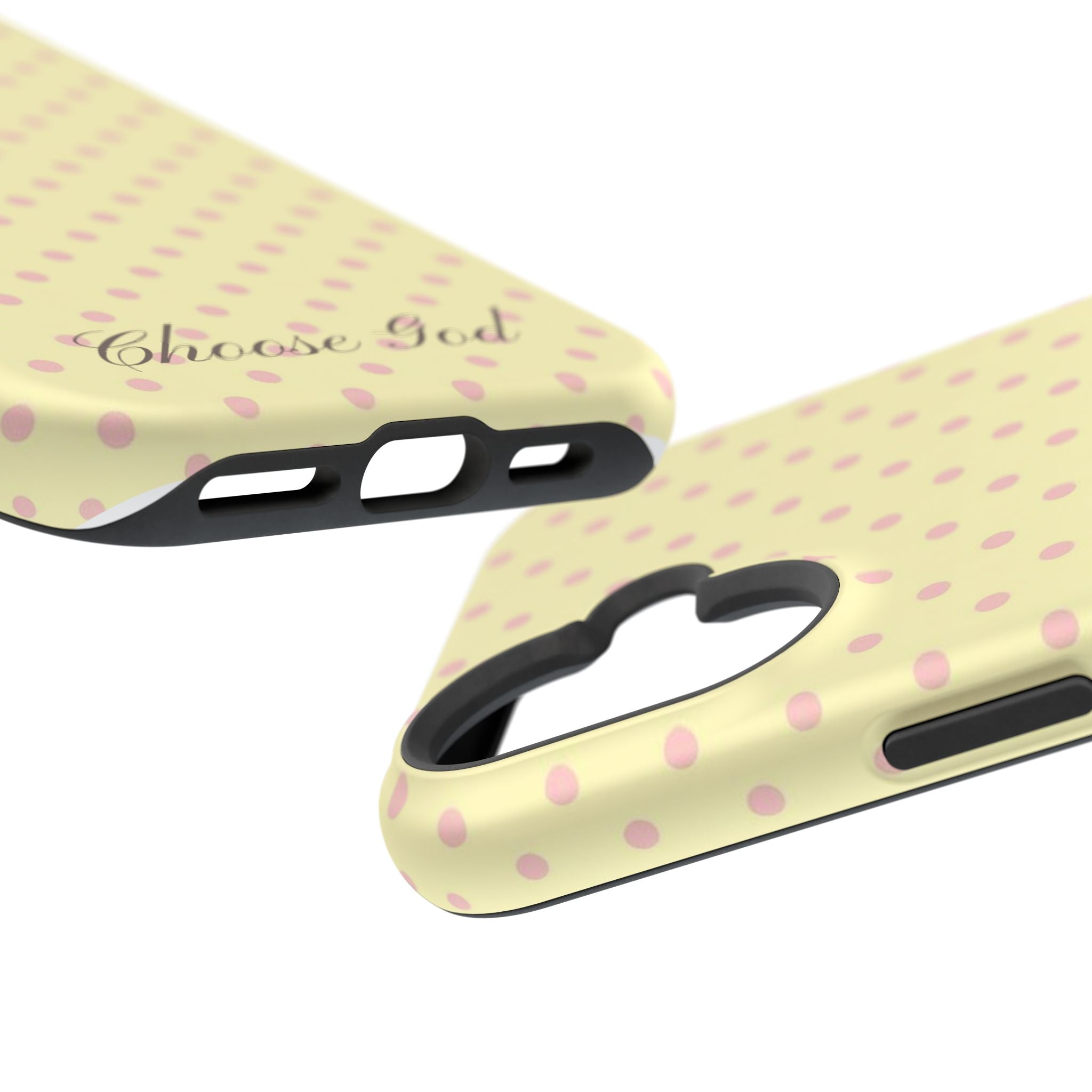 Choose God Polka Dot Magnetic Phone Case — Impact-Resistant iPhone Cover