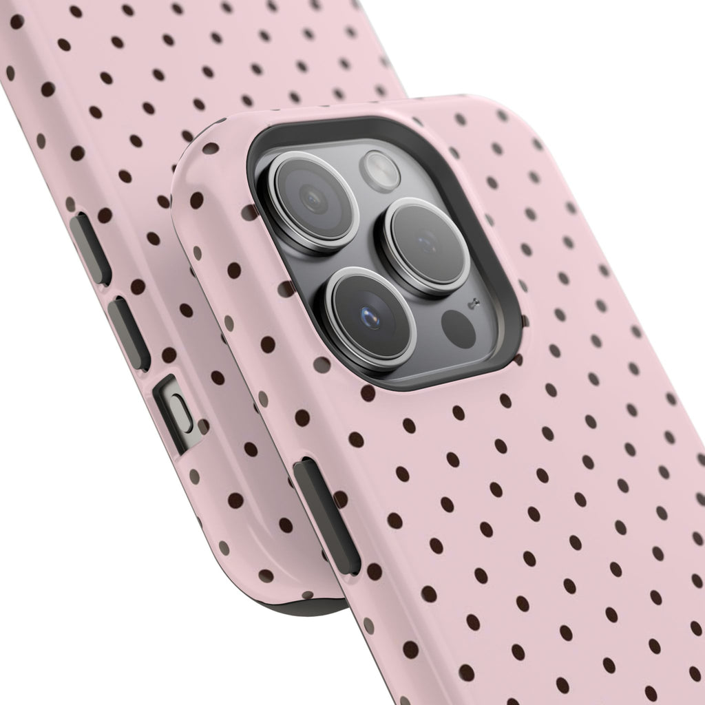 GLORY TO GOD Polka Dot Magnetic Phone Case — Impact-Resistant Protective Cover