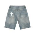 CROSS Men's Vintage Wash Denim Shorts